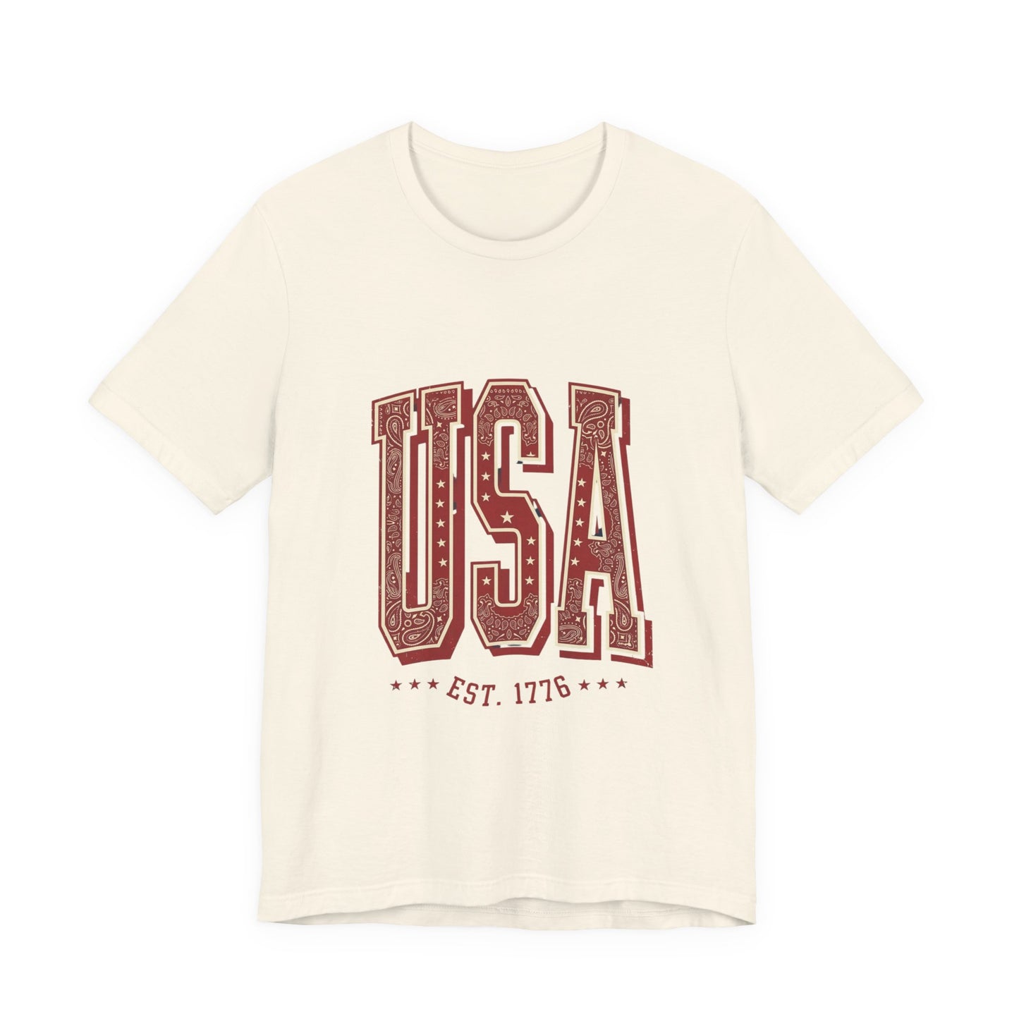Vintage Americana USA Tee | 4th of July Patriotic Stars Distressed