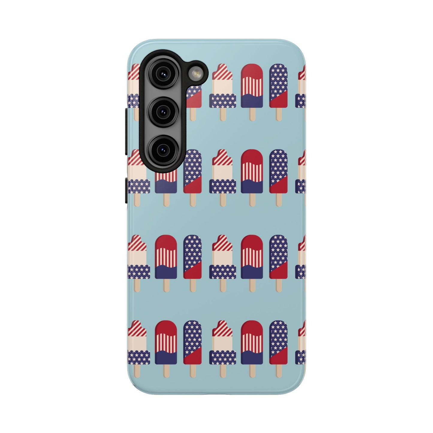Patriotic Popsicle Tough Phone Case — 4th of July American Flag Phone Cover