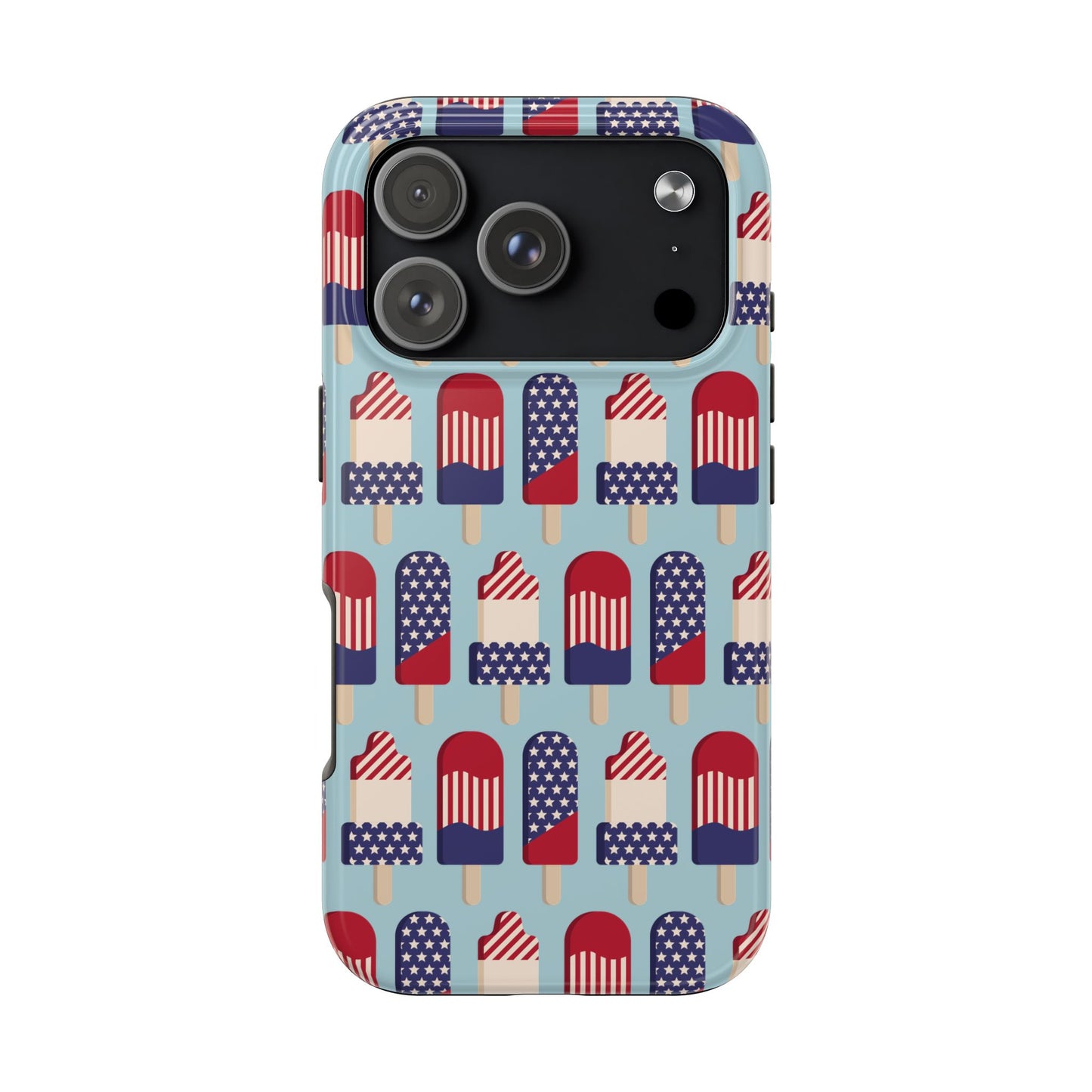 Patriotic Popsicle Tough Phone Case — 4th of July American Flag Phone Cover