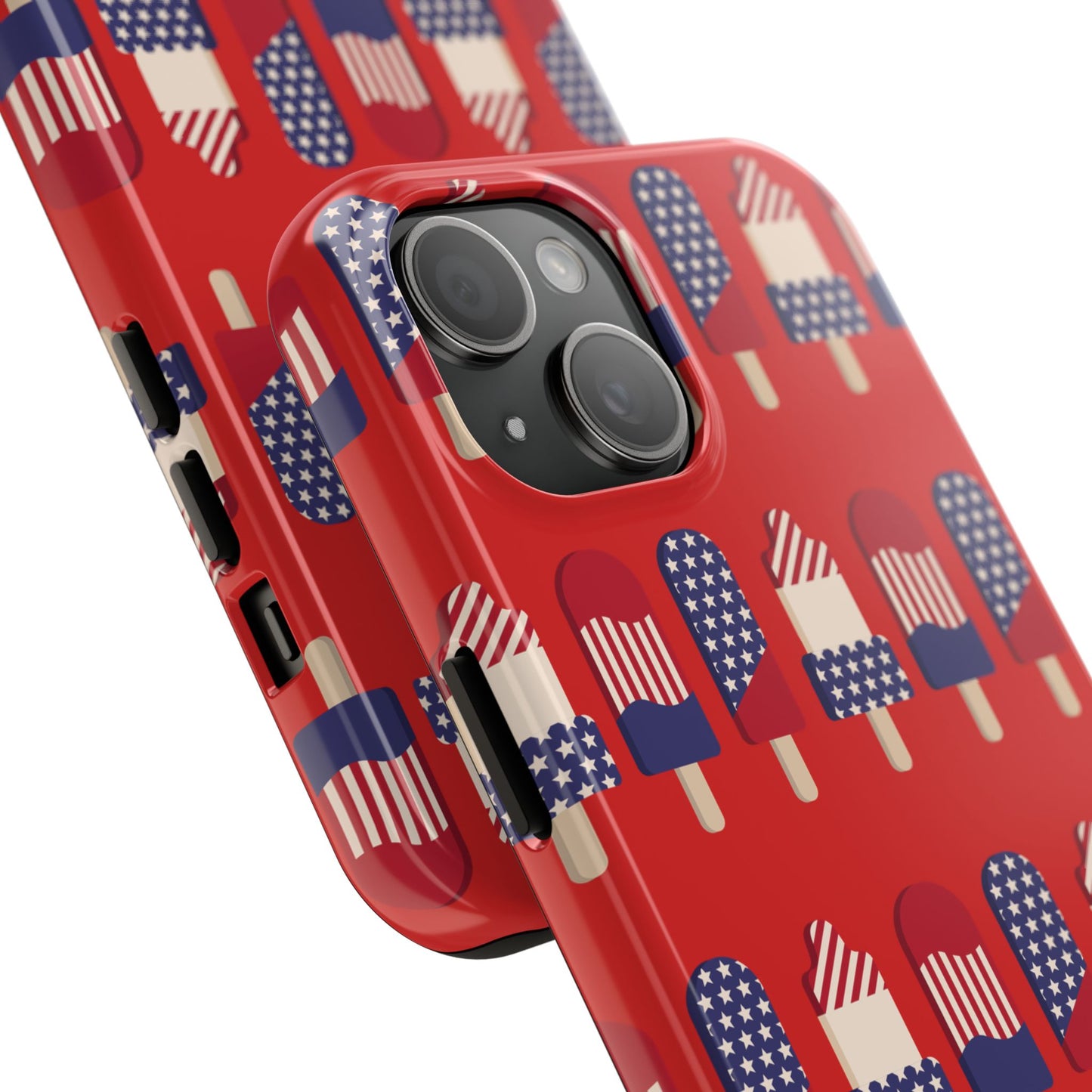 Patriotic Popsicle Tough Phone Case — 4th of July American Flag Phone Cover