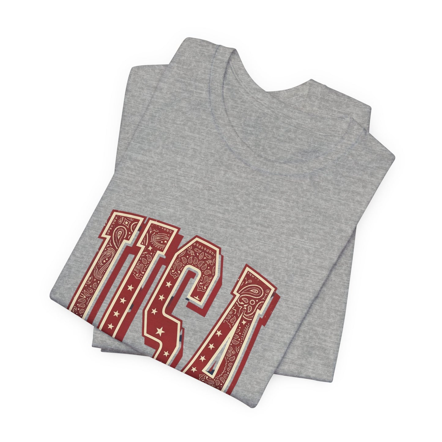 Vintage Americana USA Tee | 4th of July Patriotic Stars Distressed