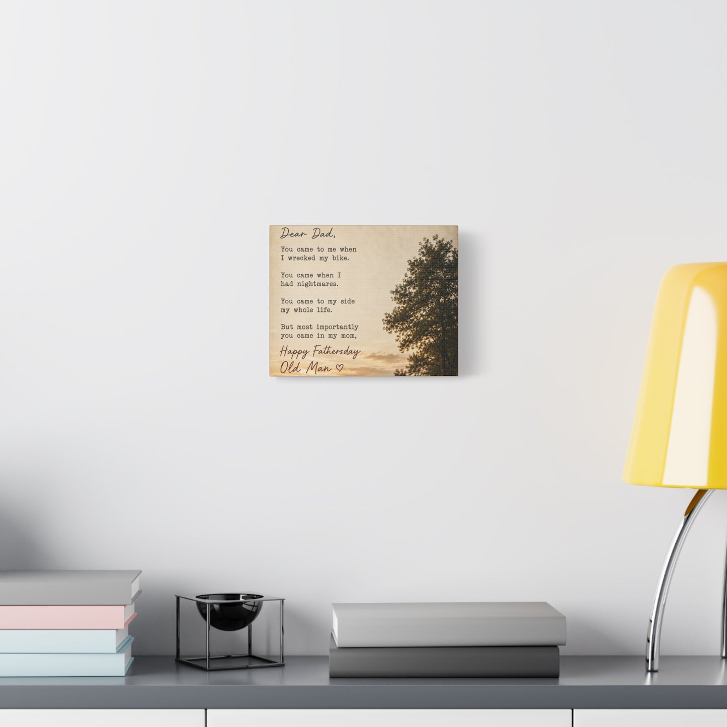 "Dear Dad" Funny Father's Day Wall Art