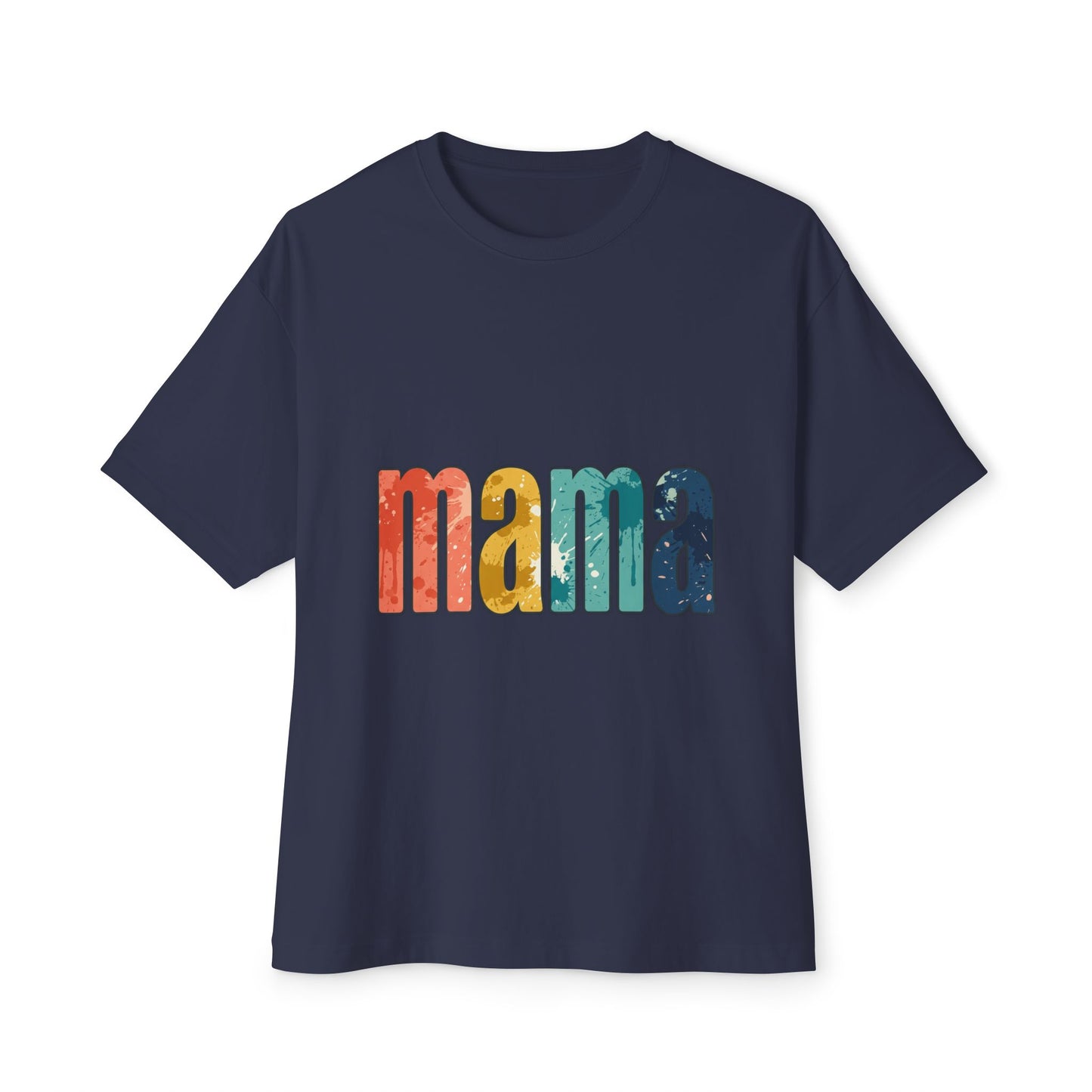 Mama Oversized Tee — Vintage Distressed Mothers Day Shirt