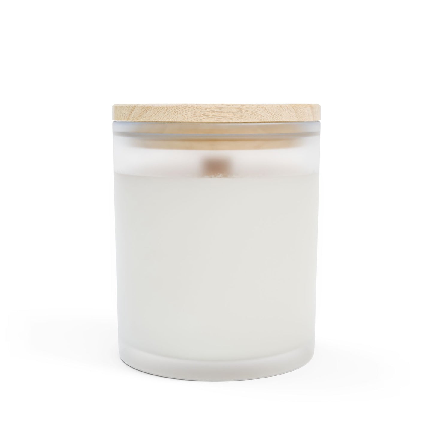 11oz Frosted Glass Candle — Kitchen Tools Illustration Scented Candle