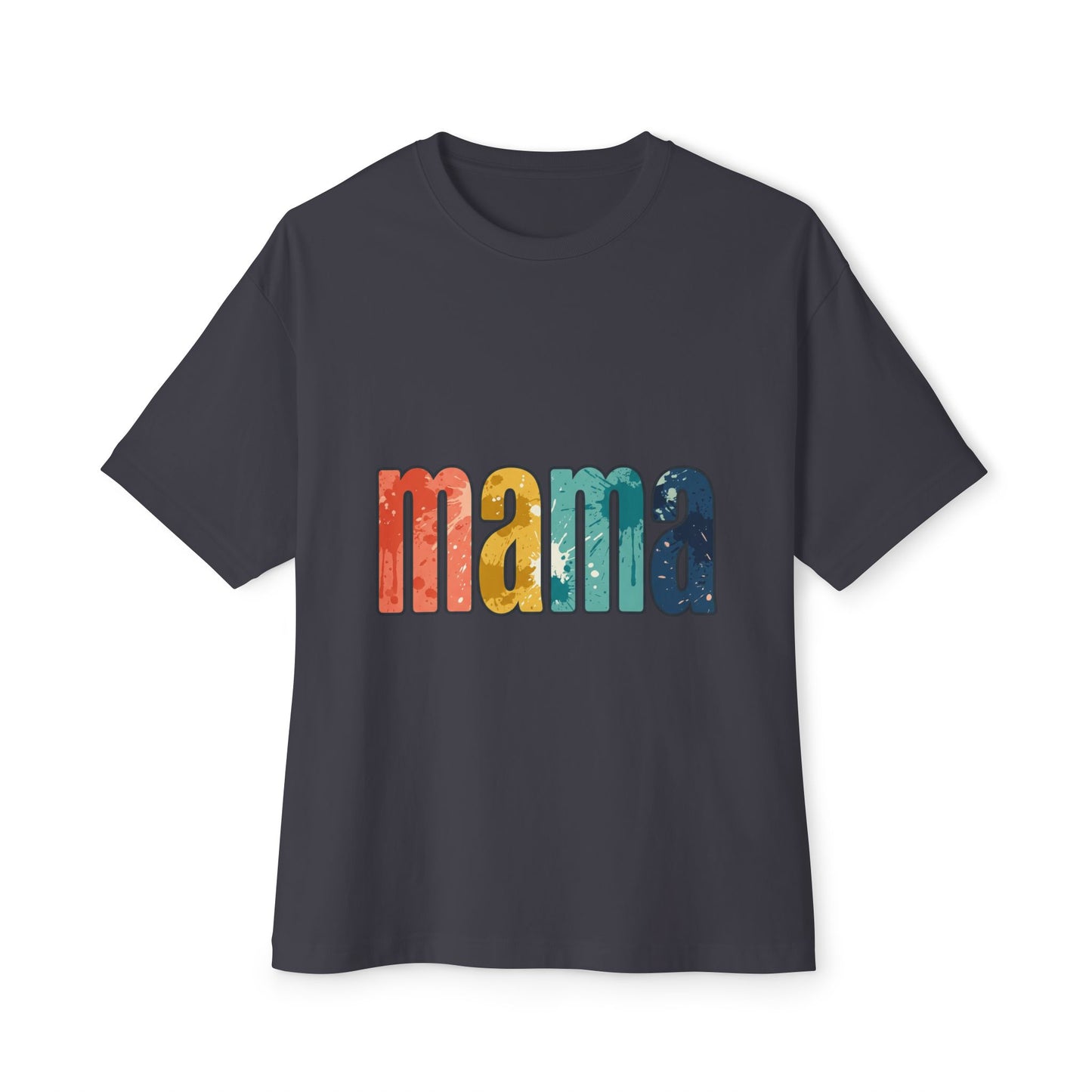 Mama Oversized Tee — Vintage Distressed Mothers Day Shirt