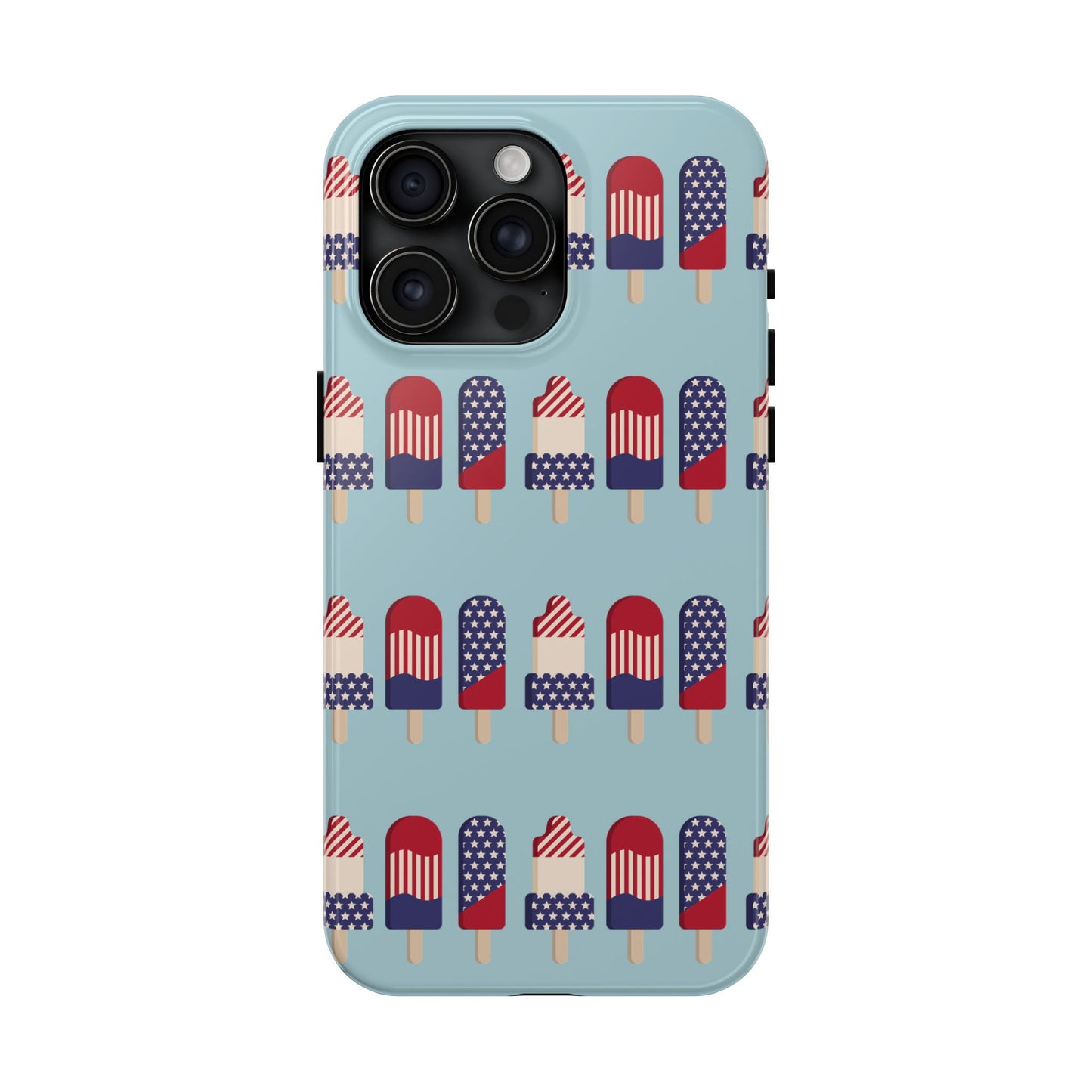 Patriotic Popsicle Tough Phone Case — 4th of July American Flag Phone Cover