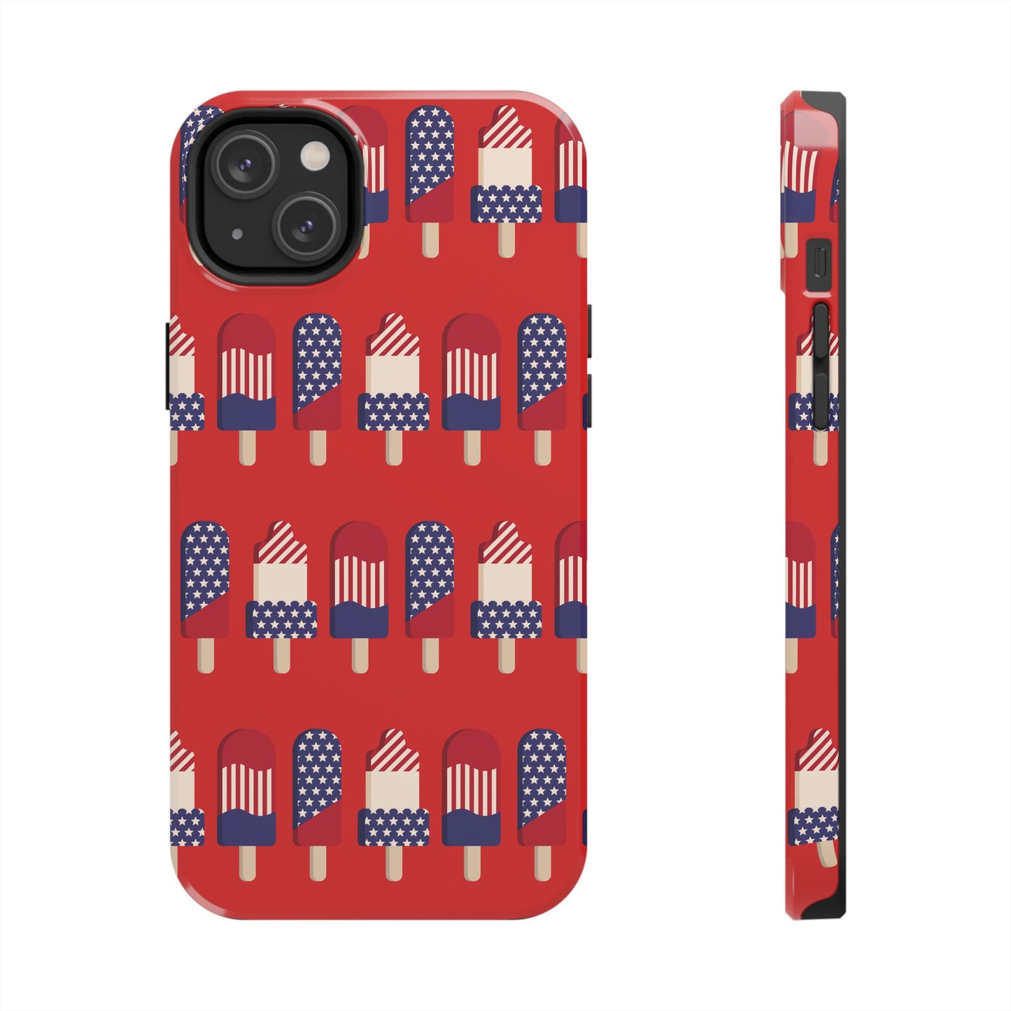 Patriotic Popsicle Tough Phone Case — 4th of July American Flag Phone Cover