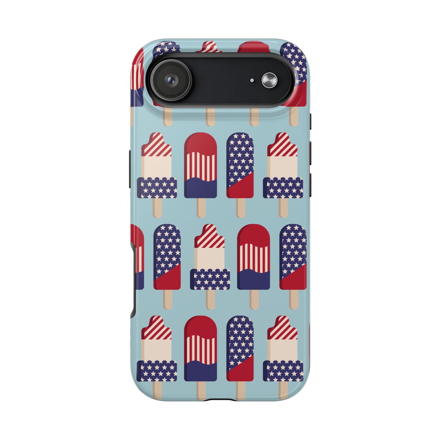 Patriotic Popsicle Tough Phone Case — 4th of July American Flag Phone Cover