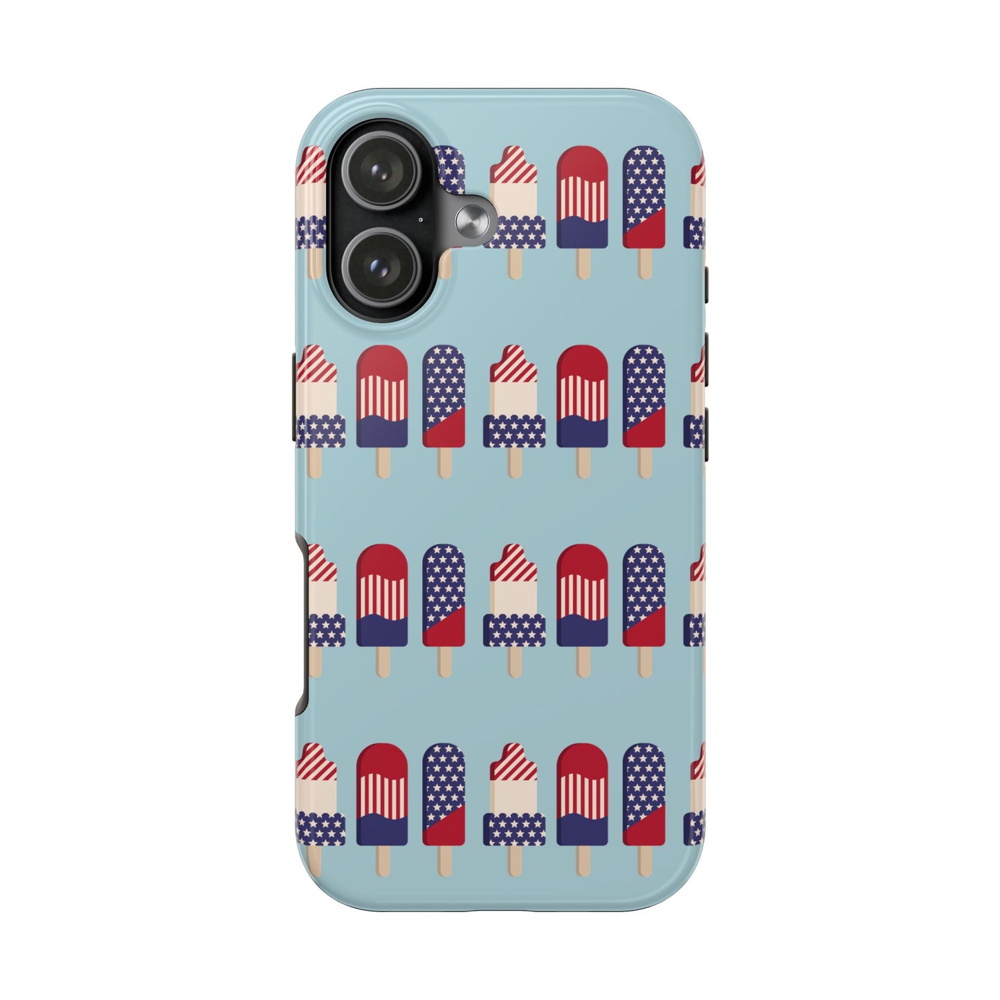 Patriotic Popsicle Tough Phone Case — 4th of July American Flag Phone Cover