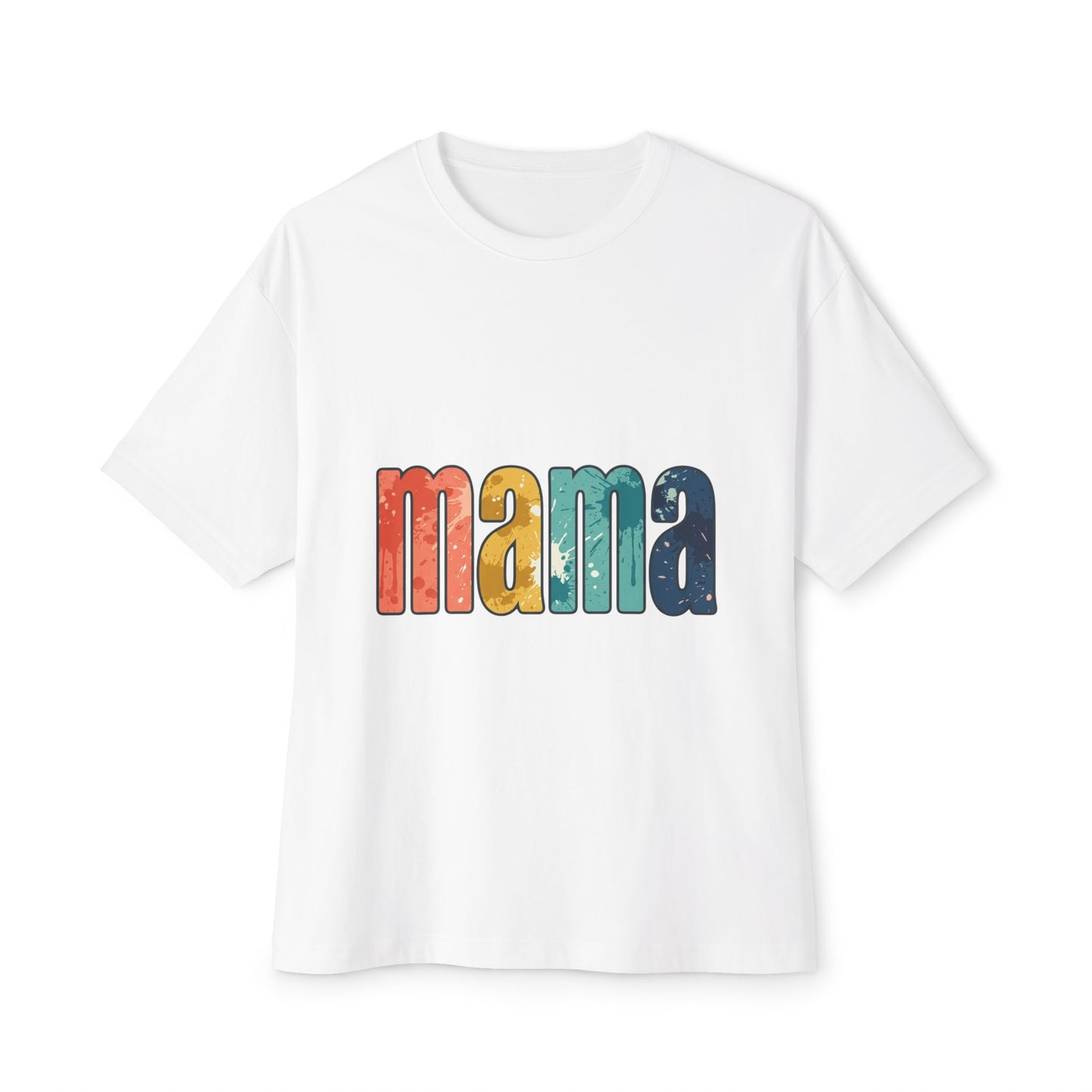 Mama Oversized Tee — Vintage Distressed Mothers Day Shirt
