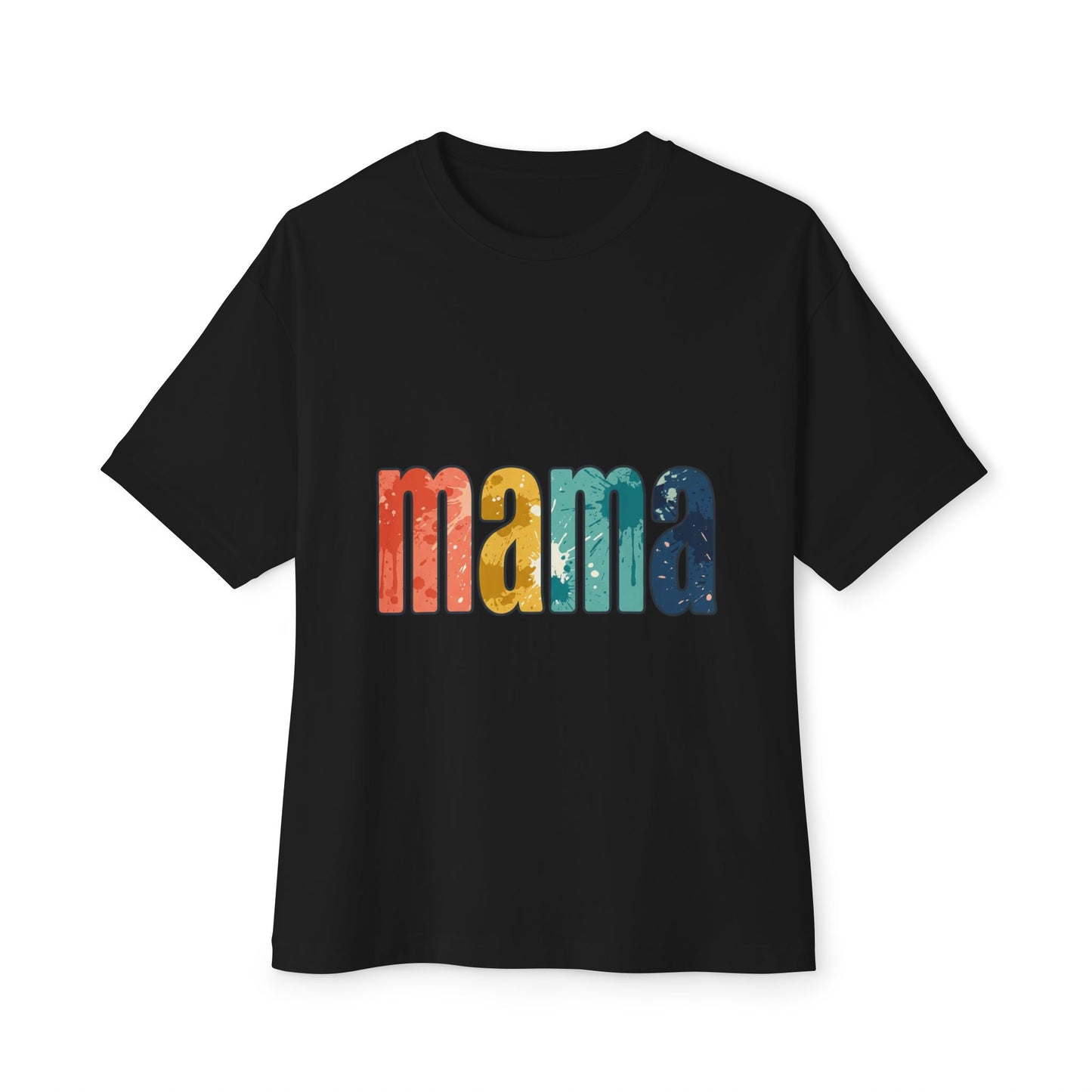Mama Oversized Tee — Vintage Distressed Mothers Day Shirt