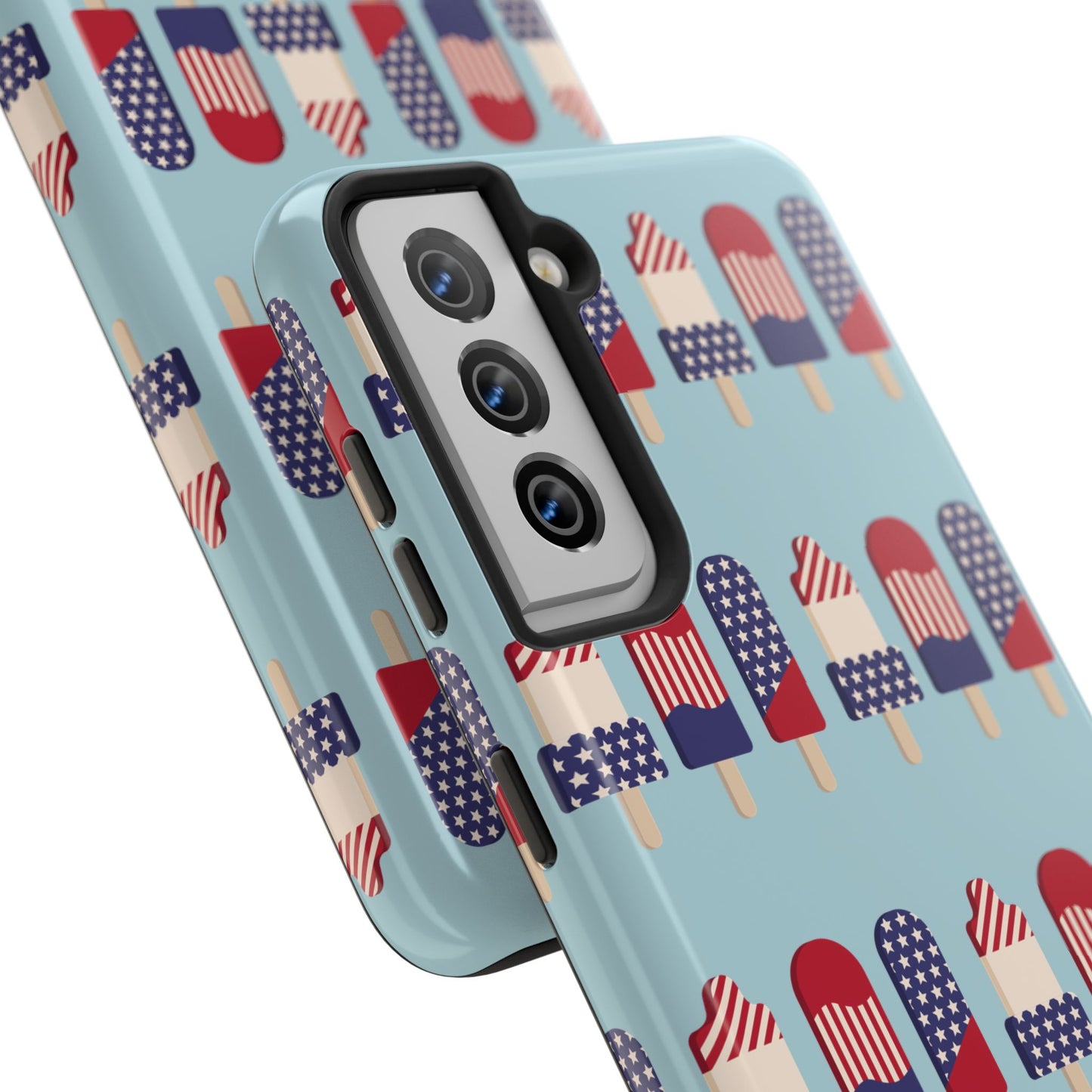 Patriotic Popsicle Tough Phone Case — 4th of July American Flag Phone Cover