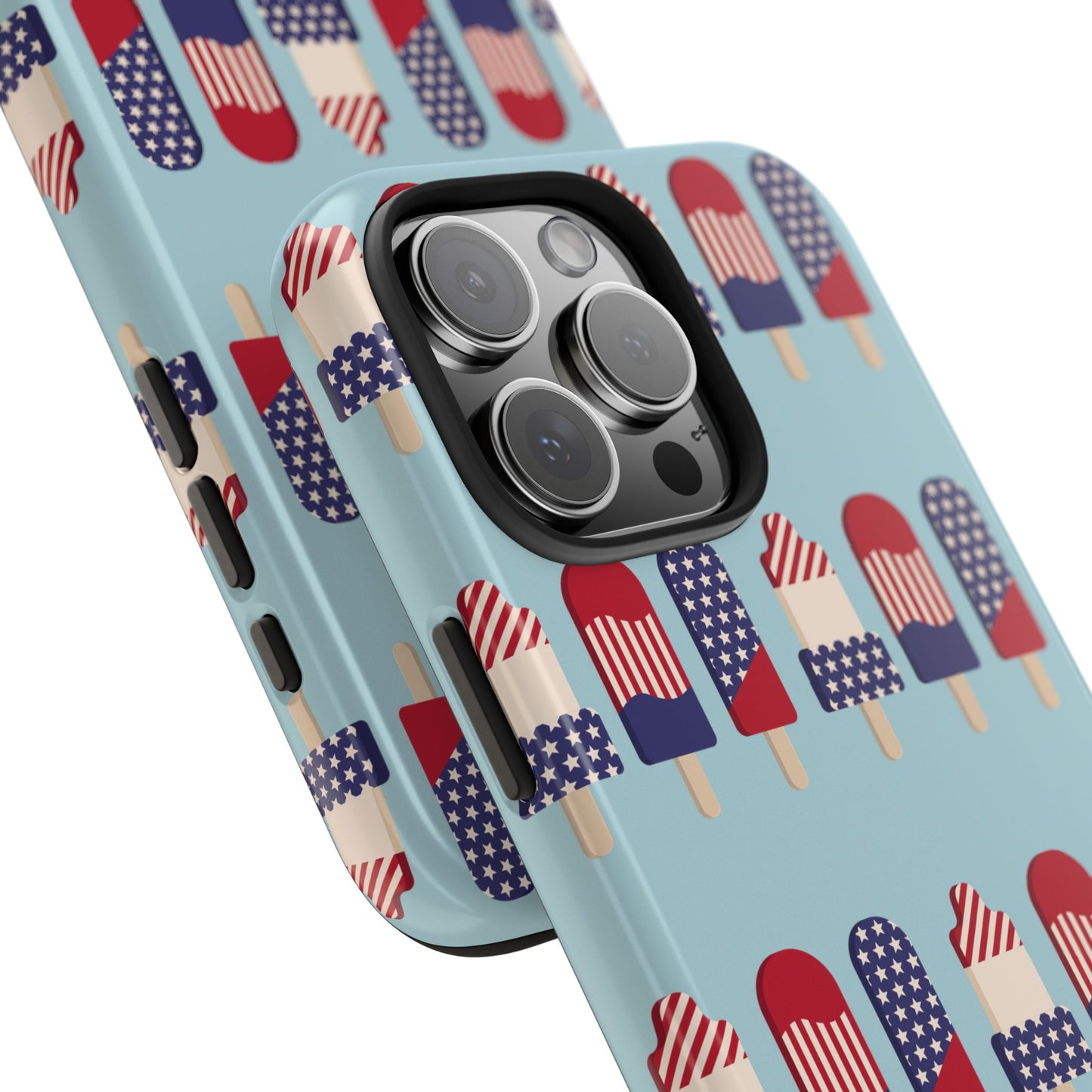 Patriotic Popsicle Tough Phone Case — 4th of July American Flag Phone Cover
