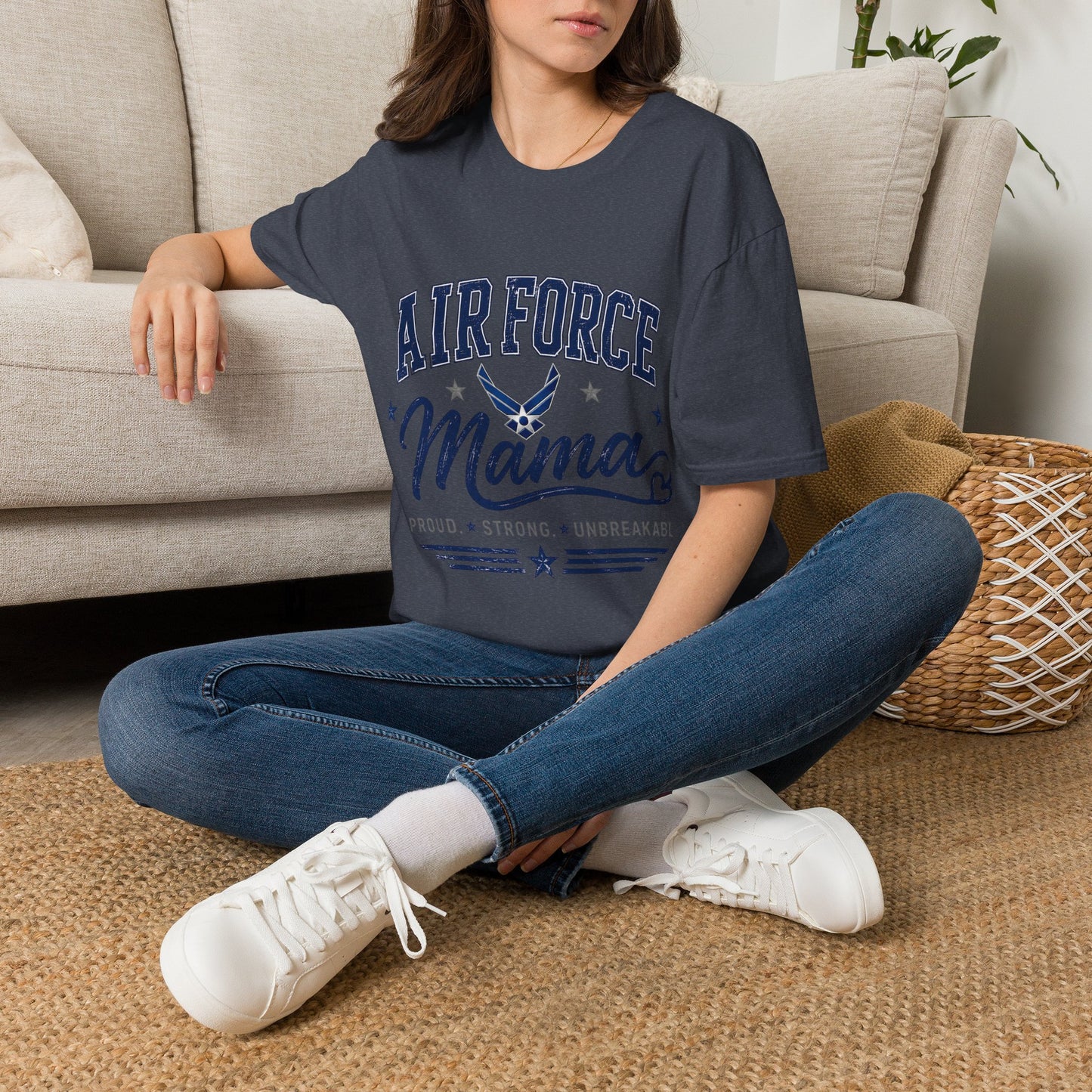 Air Force Mama Softstyle Tee