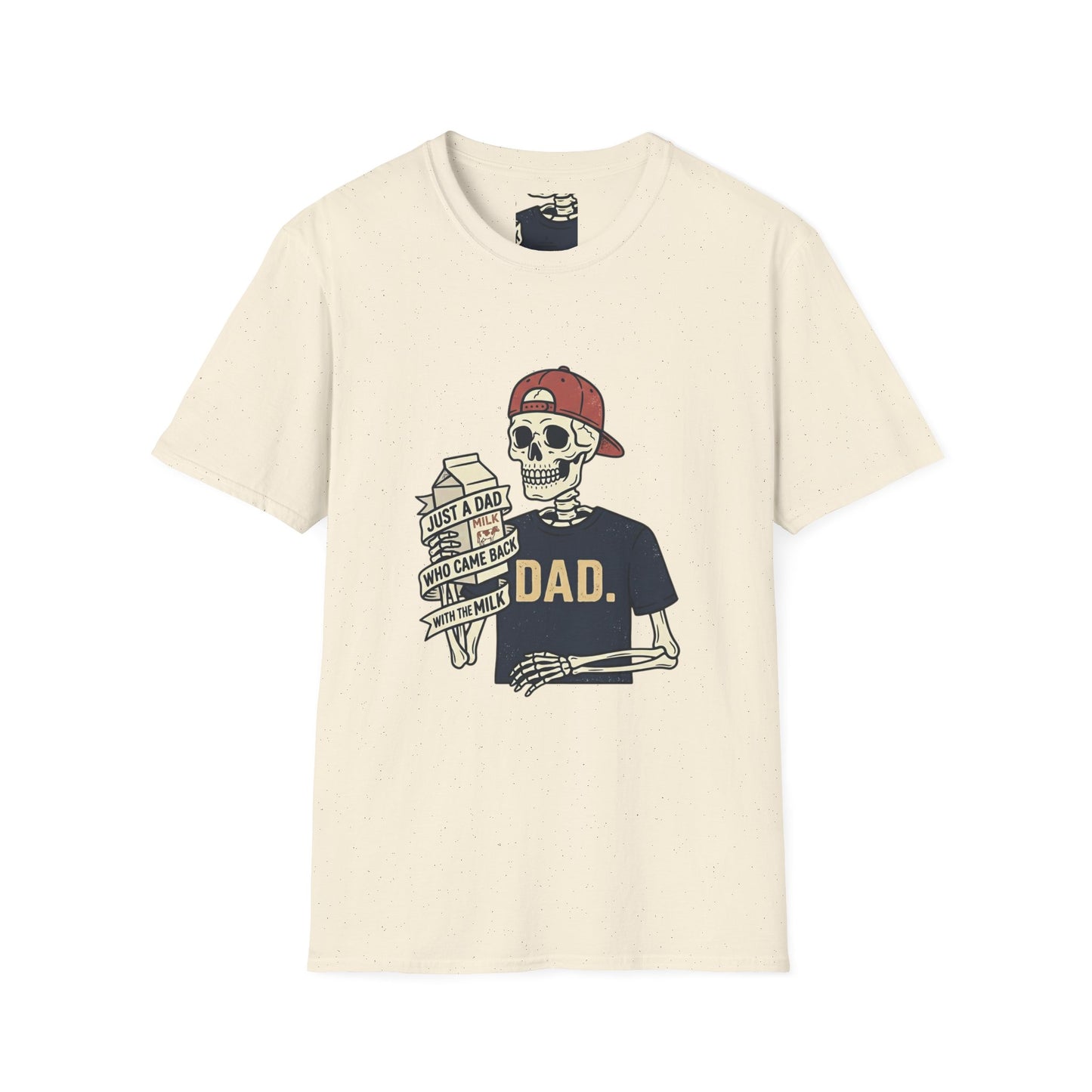 Dad Skeleton T-Shirt — "Just A Dad" Retro Skull Tee