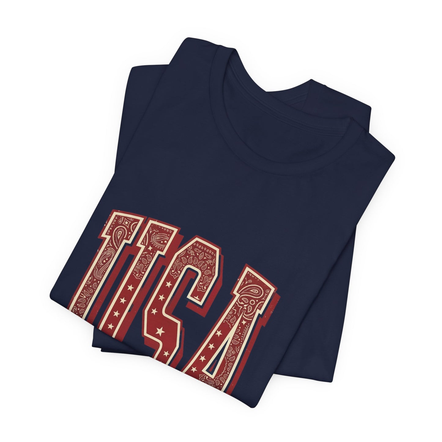 Vintage Americana USA Tee | 4th of July Patriotic Stars Distressed
