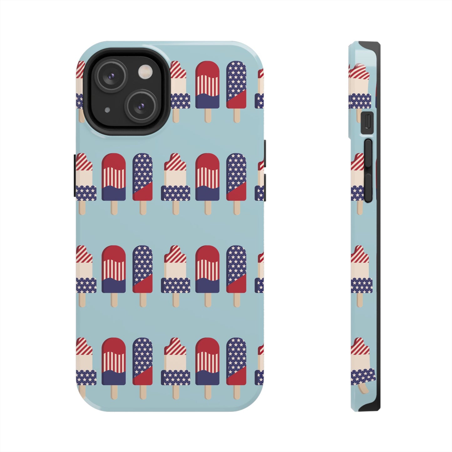 Patriotic Popsicle Tough Phone Case — 4th of July American Flag Phone Cover