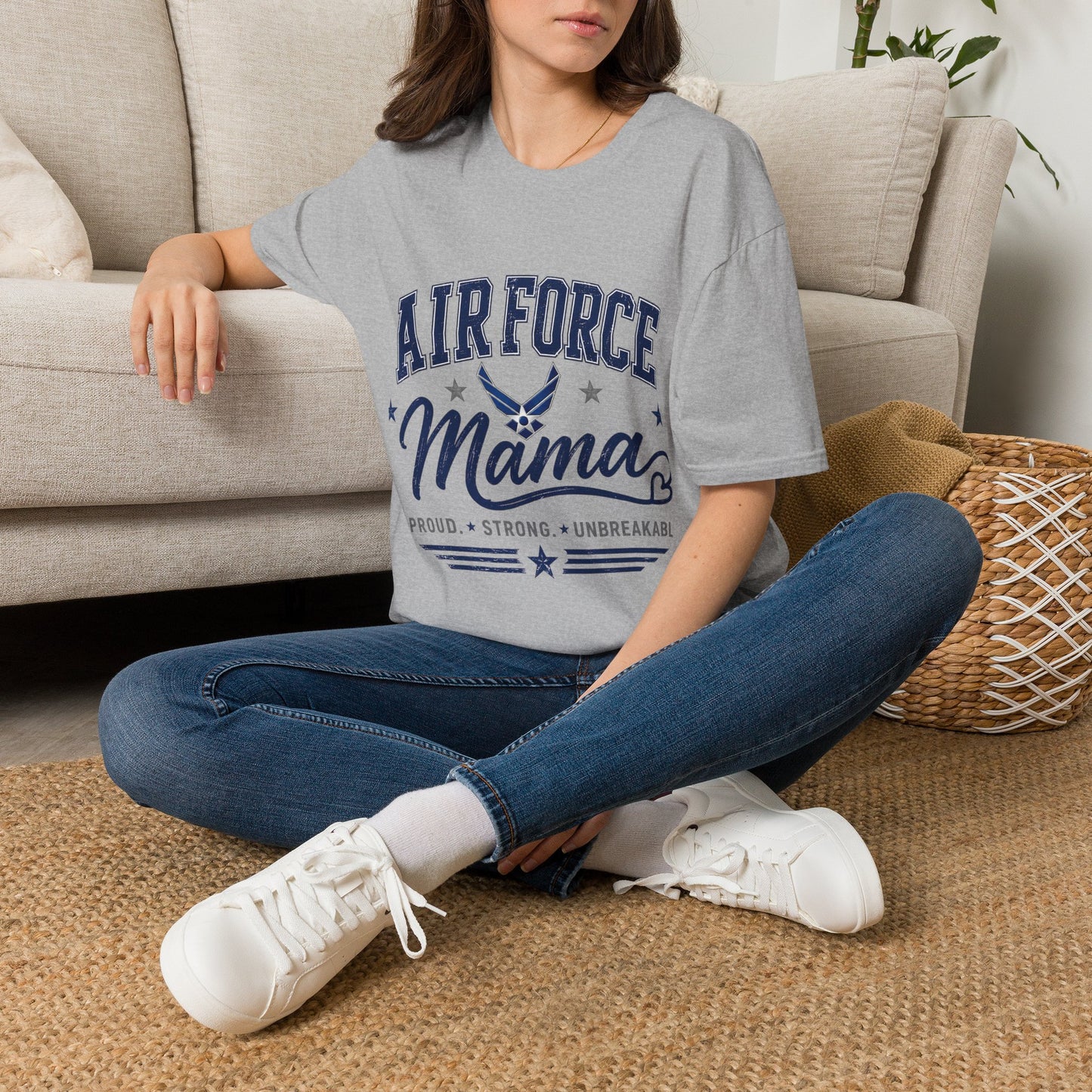 Air Force Mama Softstyle Tee