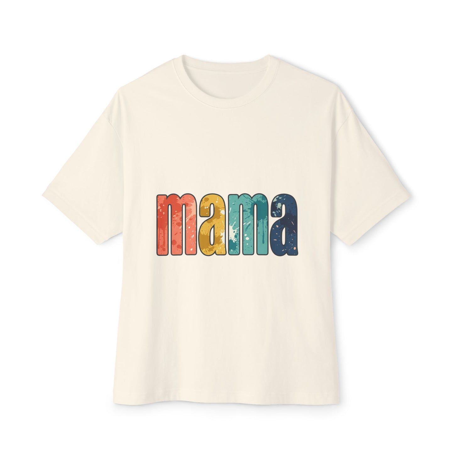Mama Oversized Tee — Vintage Distressed Mothers Day Shirt