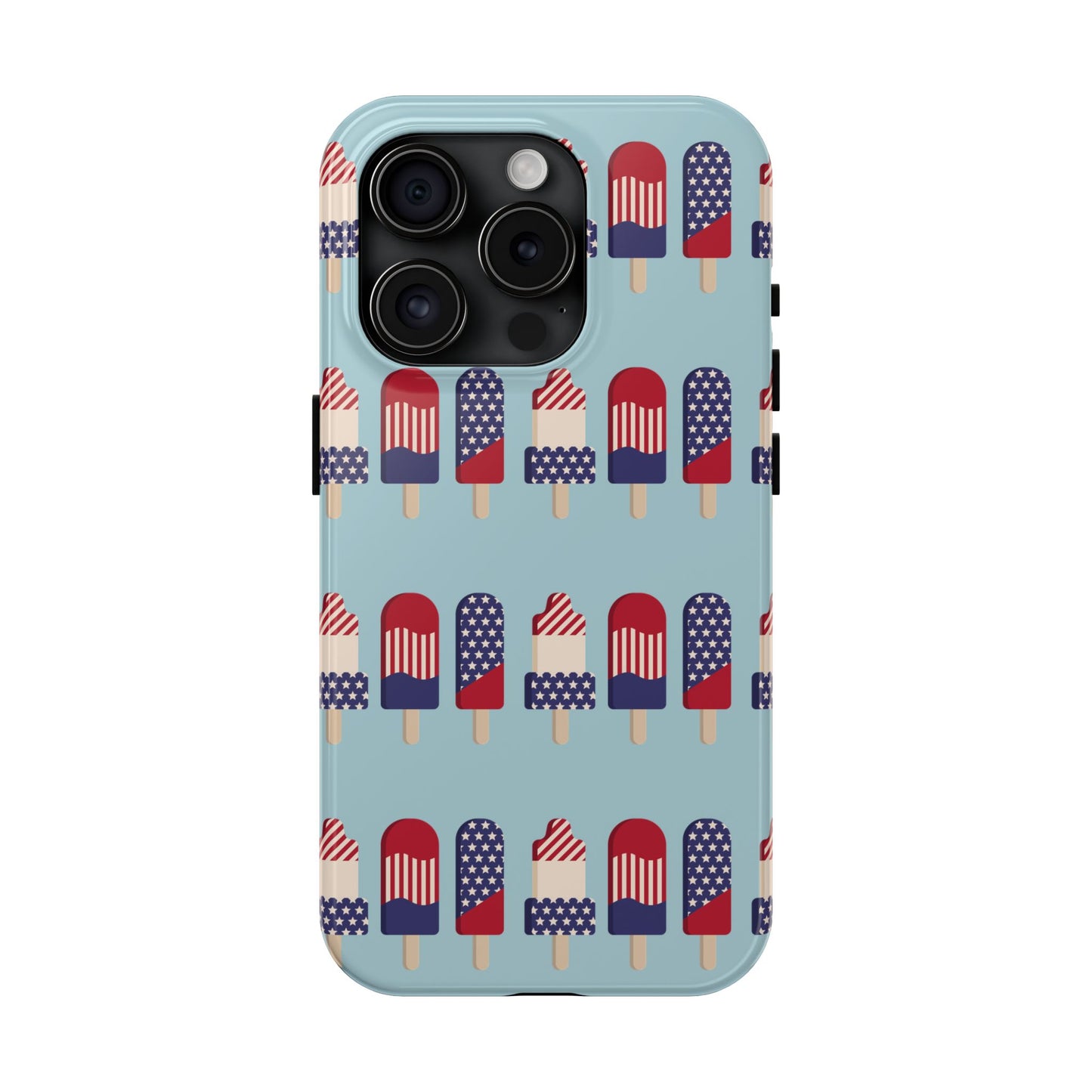 Patriotic Popsicle Tough Phone Case — 4th of July American Flag Phone Cover