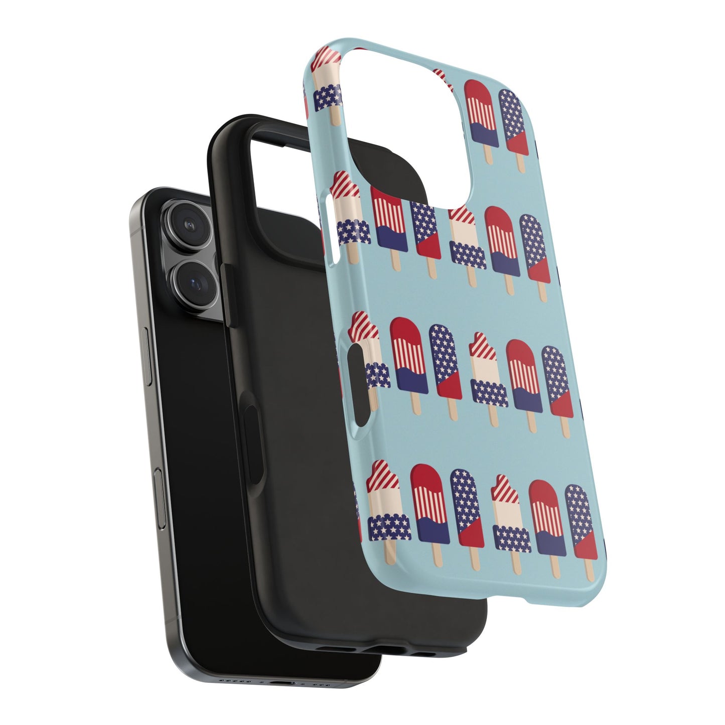 Patriotic Popsicle Tough Phone Case — 4th of July American Flag Phone Cover