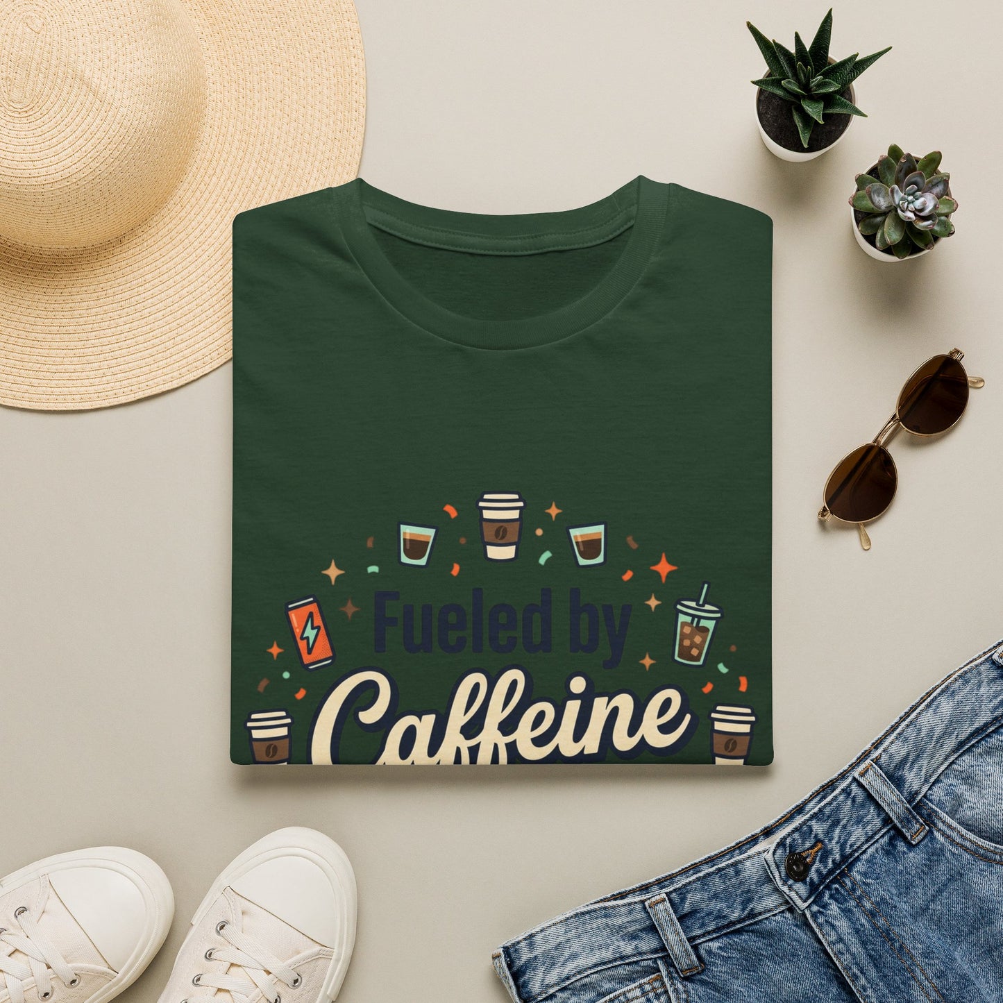 Fueled by Caffeine and Chaos Tee