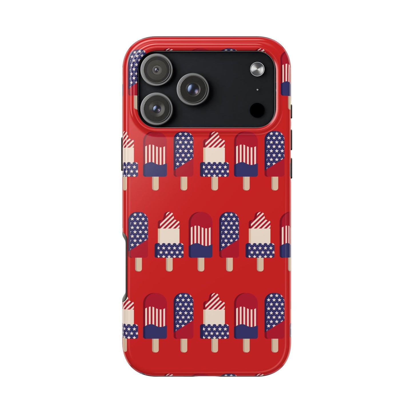 Patriotic Popsicle Tough Phone Case — 4th of July American Flag Phone Cover