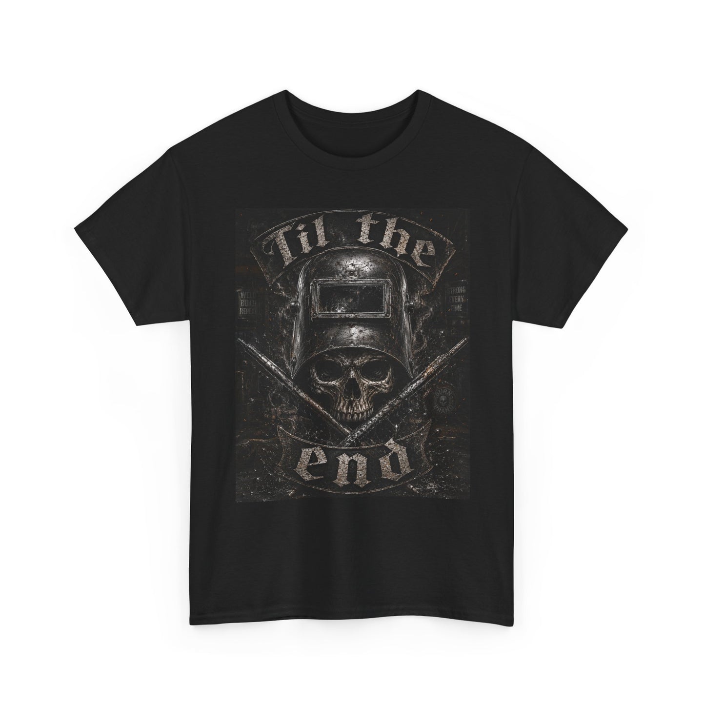 Til The End Skull Welding T-Shirt