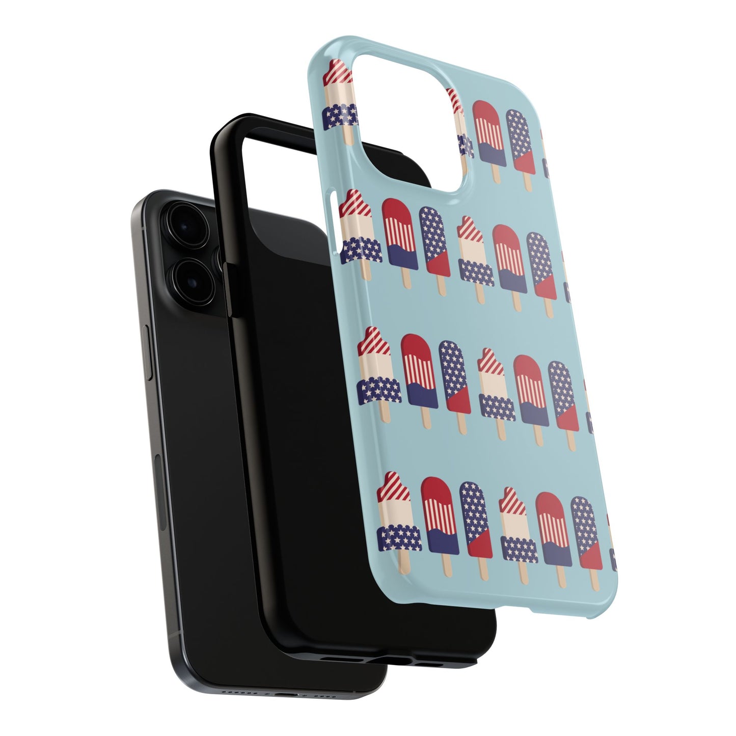 Patriotic Popsicle Tough Phone Case — 4th of July American Flag Phone Cover