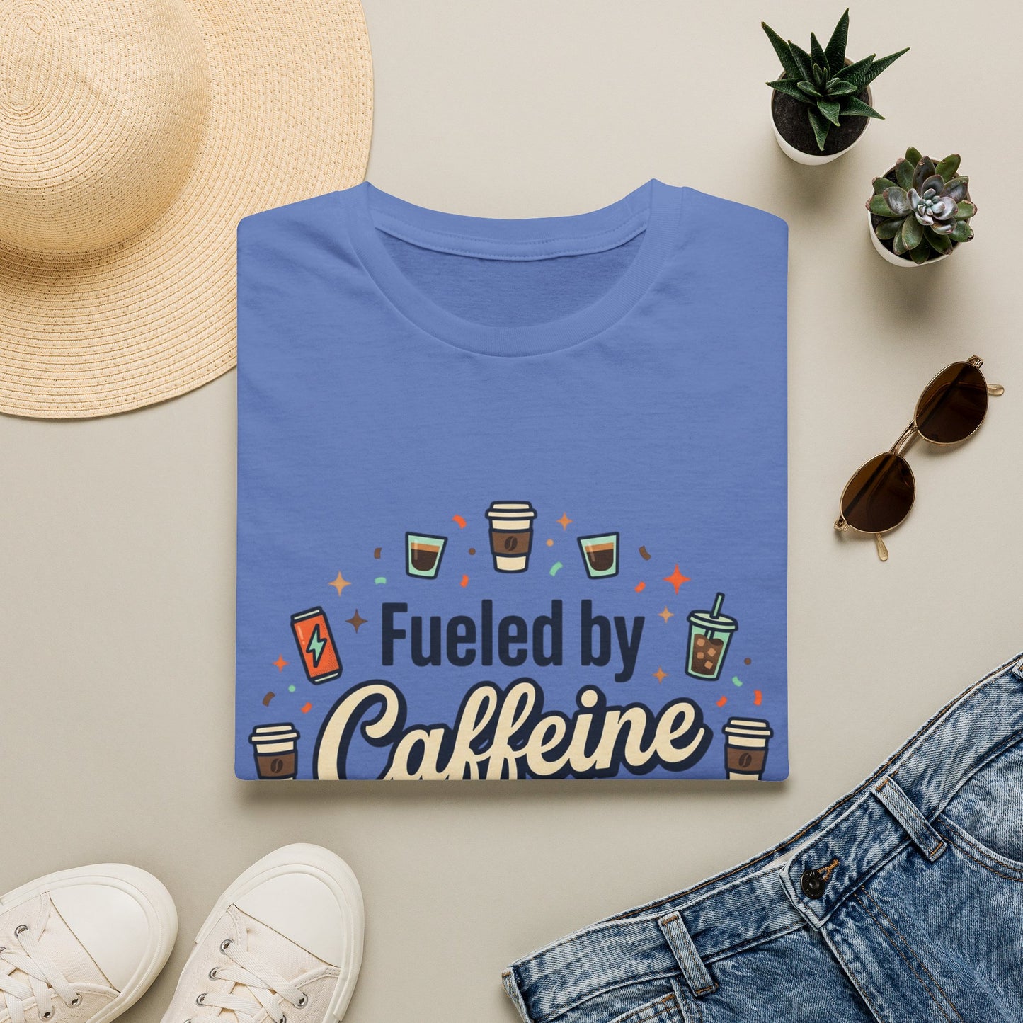 Fueled by Caffeine and Chaos Tee