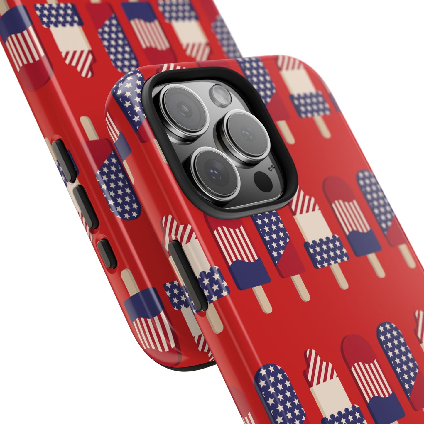 Patriotic Popsicle Tough Phone Case — 4th of July American Flag Phone Cover