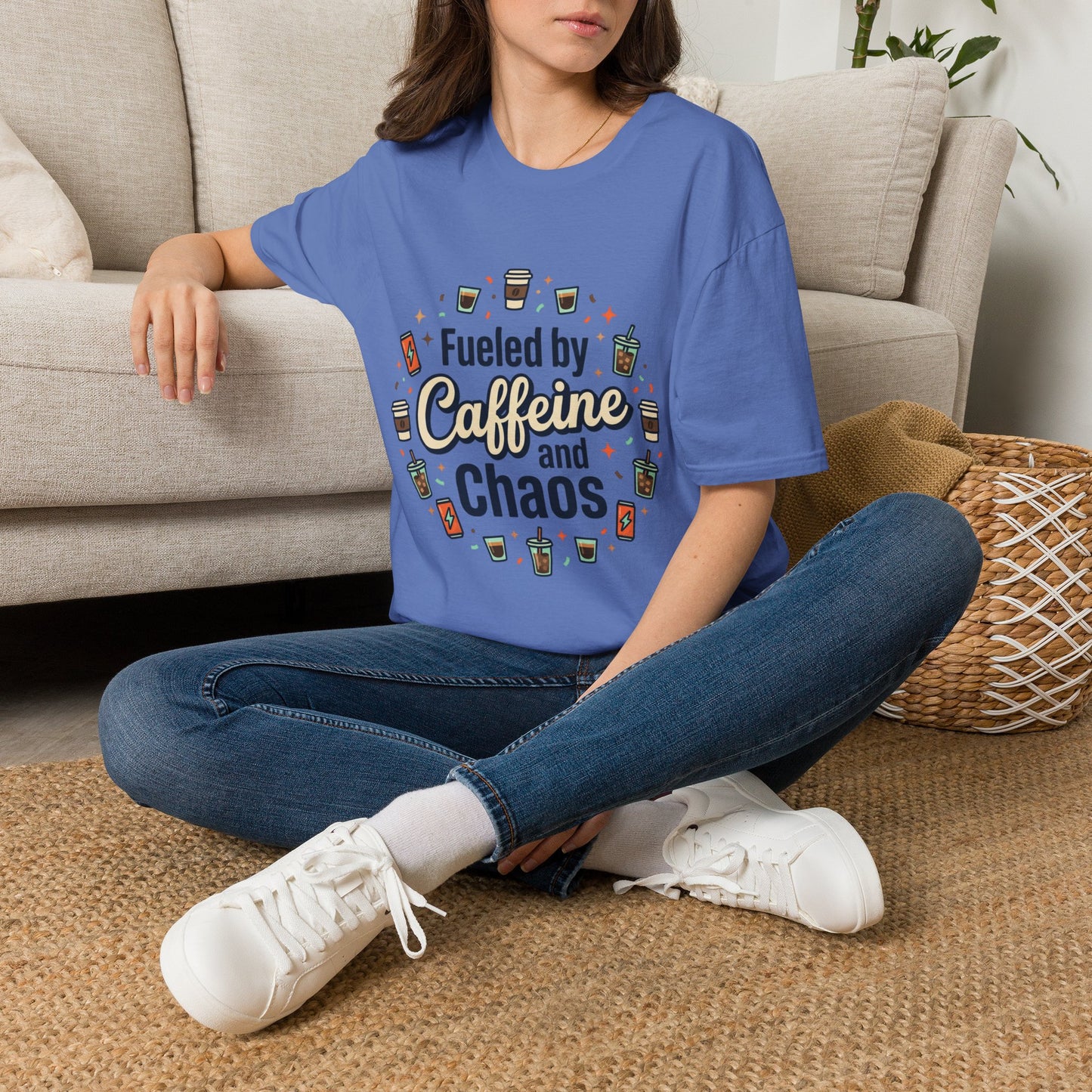 Fueled by Caffeine and Chaos Tee