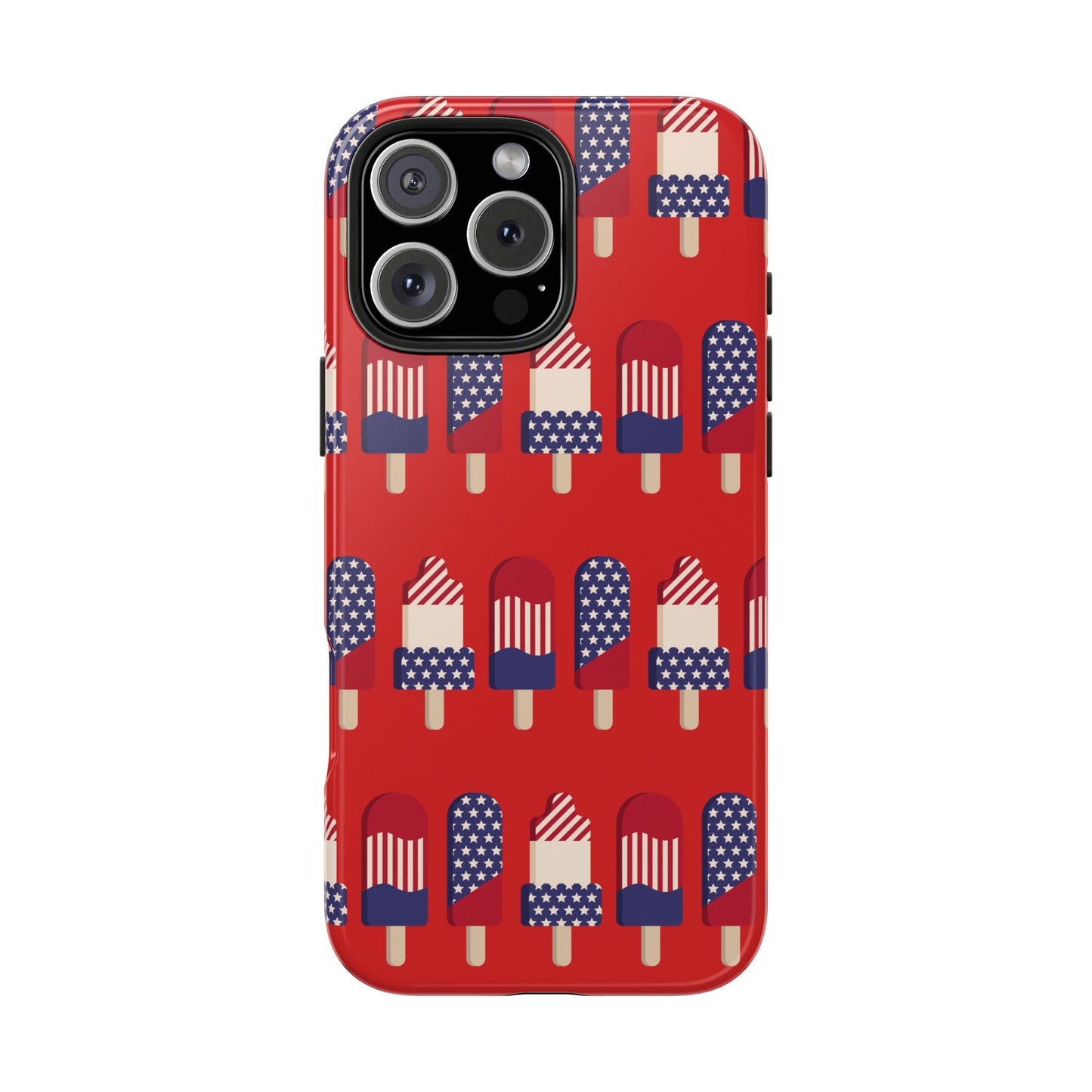 Patriotic Popsicle Tough Phone Case — 4th of July American Flag Phone Cover